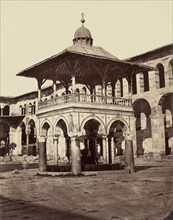 Fontaine a l'interieur de la Grande Mosque - Damas; Félix Bonfils, French, 1831 - 1885, Damascus, Syria; 1872; Albumen silver