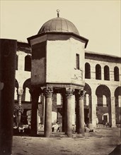 Petite coupole de la Gde. Mosquee, livre sacre, - Damas; Félix Bonfils, French, 1831 - 1885, Damascus, Syria; 1872; Albumen