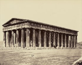 Temple de Thesee - Athenes. Hephaistion; Félix Bonfils, French, 1831 - 1885, Athens, Greece; 1872; Albumen silver print