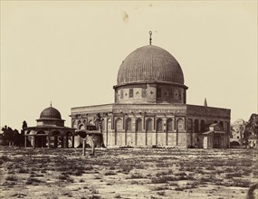 Mosquee d'Omar et Tribunal de David Jerusalem; Félix Bonfils, French, 1831 - 1885, Jerusalem, Palestine; 1872; Albumen silver