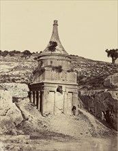 Tombeau d'Absolom - Jerusalem; Félix Bonfils, French, 1831 - 1885, Jerusalem, Palestine; 1872; Albumen silver print