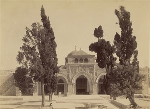Mosque of El - Aksa; Félix Bonfils, French, 1831 - 1885, Jerusalem, Israel; 1870 - 1879; Albumen silver print