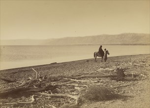 Mer morte et montagnes de Judée, Palestine; Félix Bonfils, French, 1831 - 1885, Dead Sea, Palestine; 1867 - 1870; Albumen