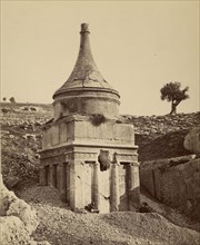Tombeau d'Absolom, Palestine; Félix Bonfils, French, 1831 - 1885, Jerusalem, Israel; 1867 - 1870; Albumen silver print