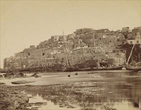 Jaffa, Vue Générale Prise de la Mer - Palestine; Félix Bonfils, French, 1831 - 1885, Jaffa, Israel; 1867 - 1870; Albumen silver