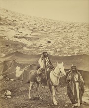 Bédouins de Moab; Félix Bonfils, French, 1831 - 1885, Judean Desert, Palestine; 1867 - 1870; Albumen silver print