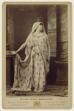 Sarah Bernhardt in the role of Racine's Phèdre; W. & D. Downey, British, active 1860 - 1920s, London, England; about 1874
