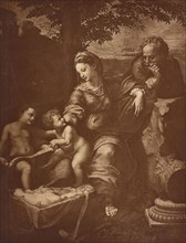 Raphael's  Holy Family; Adolphe Braun, French, 1811 - 1877, about 1900; Carbon print; 76.2 x 58.4 cm, 30 x 23 in