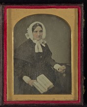Portrait of a Seated Woman; Cornelius Jabez Hughes, British, 1819 - 1884, 1849 - 1855; Daguerreotype, hand-colored