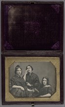 Portrait of Three Women; American; about 1849; Daguerreotype