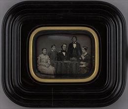 Family Portrait; American; 1850–1855; Daguerreotype
