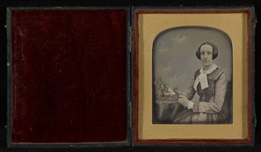 Mrs. R. Holdsworth; Richard Beard, English 1801 - 1885, London, England; February 16, 1853; Daguerreotype, hand-colored