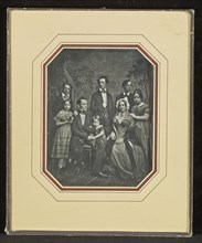 Johann O.P. Bartels and His Family; Carl Ferdinand Stelzner, German, 1805 - 1894, about 1850; Daguerreotype