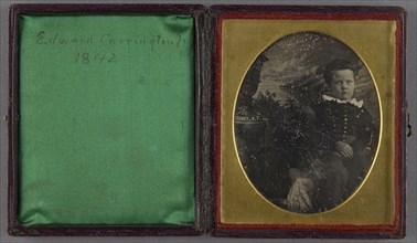 Portrait of Edward Carrington, Jr; Gurney Studio; 1842; Daguerreotype