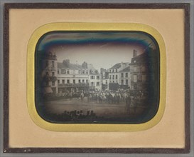 Military festival in France; French; about 1855; Daguerreotype