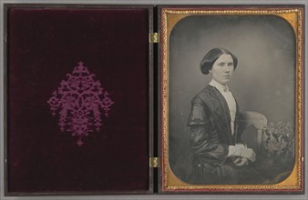 Portrait of a Seated Woman; American; about 1857; Daguerreotype