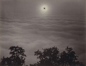Solar Eclipse from Mount Santa Lucia; Carleton Watkins, American, 1829 - 1916, Santa Lucia Range, California, United States