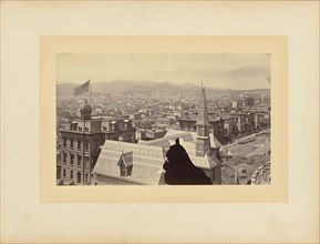 View Looking South and West from Windows of Leland Stanford's House; Eadweard J. Muybridge, American, born England, 1830 - 1904