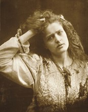 Ophelia; Julia Margaret Cameron, British, born India, 1815 - 1879, Freshwater, Isle of Wight, England; negative 1875; print