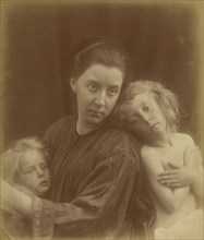 A Study; Julia Margaret Cameron, British, born India, 1815 - 1879, Freshwater, Isle of Wight, England; 1867; Albumen silver