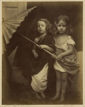 Paul and Virginia; Julia Margaret Cameron, British, born India, 1815 - 1879, Freshwater, Isle of Wight, England; 1864; Albumen