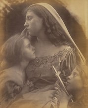 A Holy Family; Julia Margaret Cameron, British, born India, 1815 - 1879, Freshwater, Isle of Wight, England; 1872; Albumen