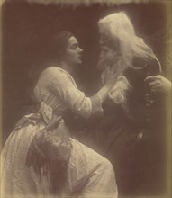 Vivien and Merlin; Julia Margaret Cameron, British, born India, 1815 - 1879, Freshwater, Isle of Wight, England; 1874; Albumen