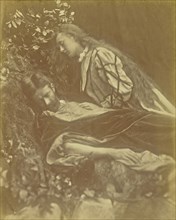 Gareth and Lynette; Julia Margaret Cameron, British, born India, 1815 - 1879, Freshwater, Isle of Wight, England; September