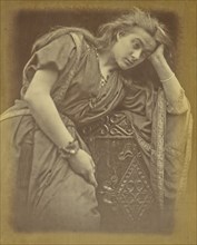Mariana - She said I am aweary aweary I would that I were dead ; Julia Margaret Cameron, British, born India, 1815 - 1879