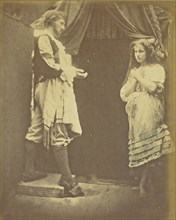 King Cophetua and the Beggar Maid; Julia Margaret Cameron, British, born India, 1815 - 1879, Freshwater, Isle of Wight, England