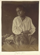Girl, Ceylon; Julia Margaret Cameron, British, born India, 1815 - 1879, Ceylon; 1875 - 1879; Albumen silver print