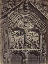 Cathedral door, Salamanca; Charles Clifford, English, 1819,1820 - 1863, 1858; Albumen silver print