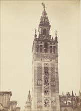 Parte superior de la Giralda, Seville; Juan Laurent, French, 1816 - 1892, Seville, Spain; 1865; Albumen silver print