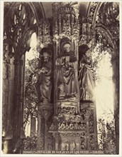 Detalles de San Juan de los Reyes, Toledo; Casiano Alguacil, Spanish, 1832 - 1914, Toledo, Spain; 1875; Albumen silver print