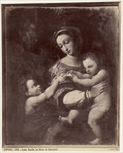 Raphael, Sainte Famille, au Musee de Valladolid; Juan Laurent, French, 1816 - 1892, Valladolid, Spain; 1865; Albumen silver
