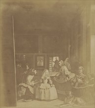 Velazquez: Las Meninas au musee du Prado; Juan Laurent, French, 1816 - 1892, Madrid, Spain; 1875; Albumen silver print