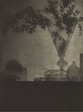 Glass and Shadows; Baron Adolf De Meyer, American, born France, 1868 - 1946, negative 1908 - 1911; print 1912; Photogravure