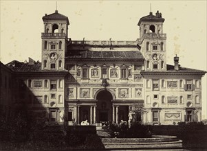 Villa Medici - Rome; Tommaso Cuccioni, Italian, 1790 - 1864, 1850 - 1859; Albumen silver print