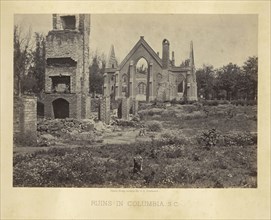 Ruins in Columbia, South Carolina; George N. Barnard, American, 1819 - 1902, Columbia, South Carolina, United States; negative