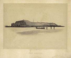 Fort Sumpter; George N. Barnard, American, 1819 - 1902, negative about 1865; print 1866; Albumen silver print