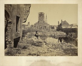 Ruins in Charleston, South Carolina; George N. Barnard, American, 1819 - 1902, negative about 1865; print 1866; Albumen silver
