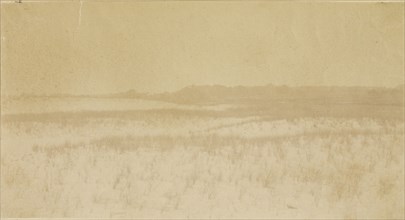 Landscape, probably at Manasquan, N.J; Thomas Eakins, American, 1844 - 1916, 1880; Albumen silver print