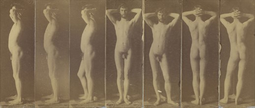 George Reynolds, seven photographs; Thomas Eakins, American, 1844 - 1916, 1883; Albumen silver print