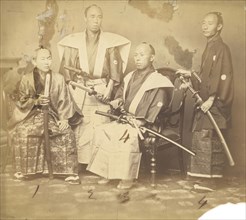Members of the First Japanese Mission to the United States; Alexander Gardner, American, born Scotland, 1821 - 1882, Mathew B