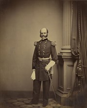 Major General A.E. Burnside; Mathew B. Brady, American, about 1823 - 1896, about 1861; Albumen silver print