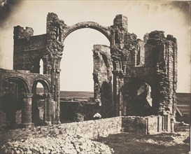 Lindisfarne Priory, Holy Isle; Roger Fenton, English, 1819 - 1869, Lindisfarne, Northumbria, England; 1856; Salted paper print