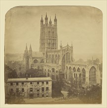 Gloucester Cathedral; Roger Fenton, English, 1819 - 1869, Gloucester, England; about 1856; Albumen silver print