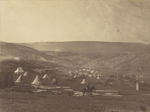 Calvary Camp, Balaklava, looking towards the Plateau of Sebastopol; Roger Fenton, English, 1819 - 1869, 1855; Salted paper