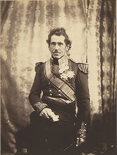 Lt. General Sir De Lacy Evans, G.C.B; Roger Fenton, English, 1819 - 1869, 1855; Salted paper print; 19.1 x 14.4 cm
