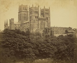 Durham West Front; Attributed to Roger Fenton, English, 1819 - 1869, Durham, England; about 1857; Albumen silver print